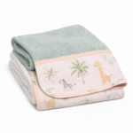 Baby Oliver Σετ πετσέτες 2 τεμ 100% βαμβάκι Des.425