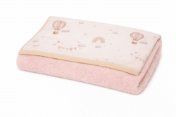 Minky ΝEW Κουβέρτα Κούνιας Διπλής Όψης 100x150 Des.422 Oliver Baby