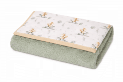 Minky ΝEW Κουβέρτα Κούνιας Διπλής Όψης 100x150 Des.423 Oliver Baby