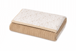 Minky ΝEW Κοτλέ Κουβέρτα Κούνιας Διπλής Όψης 100x150 Des.506 SOPHIE LA GIRAFE - Image 2