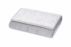 Minky ΝEW Κοτλέ Κουβέρτα Κούνιας Διπλής Όψης 100x150 Des.506 SOPHIE LA GIRAFE - Image 3
