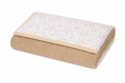 Minky ΝEW Κοτλέ Κουβέρτα Κούνιας Διπλής Όψης 100x150 Des.506 SOPHIE LA GIRAFE
