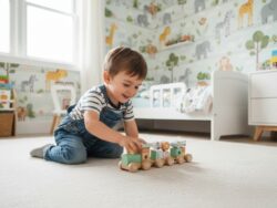 Eli Neli Montessori Ξύλινο τρενάκι με τουβλάκια - Image 2