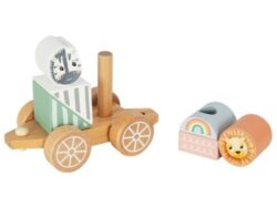 Eli Neli Montessori Ξύλινο τρενάκι με τουβλάκια - Image 6