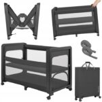 Lionelo Patty – Παιδικό λίκνο & παρκοκρέβατο 5-σε-1 Gray Graphite