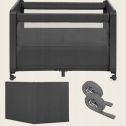 Lionelo Patty – Παιδικό λίκνο & παρκοκρέβατο 5-σε-1 Gray Graphite - Image 4