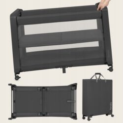 Lionelo Patty – Παιδικό λίκνο & παρκοκρέβατο 5-σε-1 Gray Graphite - Image 5