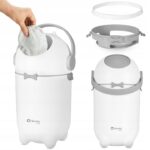 Lionelo Purebin Κάδος για Πάνες Αεροστεγής & Άοσμος White