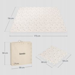 Lionelo Yoka Εκπαιδευτικό Χαλάκι Αφρού – 173×116 cm Μπεζ - Image 11