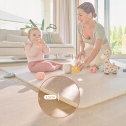 Lionelo Yoka Εκπαιδευτικό Χαλάκι Αφρού – 173×116 cm Μπεζ - Image 5