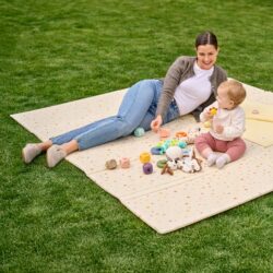 Lionelo Zora Εκπαιδευτικό Χαλάκι Πτυσσόμενο 180Χ201cm Μπεζ - Image 4