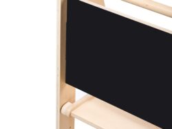 Eli Neli Montessori Πτυσσόμενος Ξύλινος Πύργος Εκμάθησης 2 σε 1 με Μαυροπίνακα 90cm - Image 5