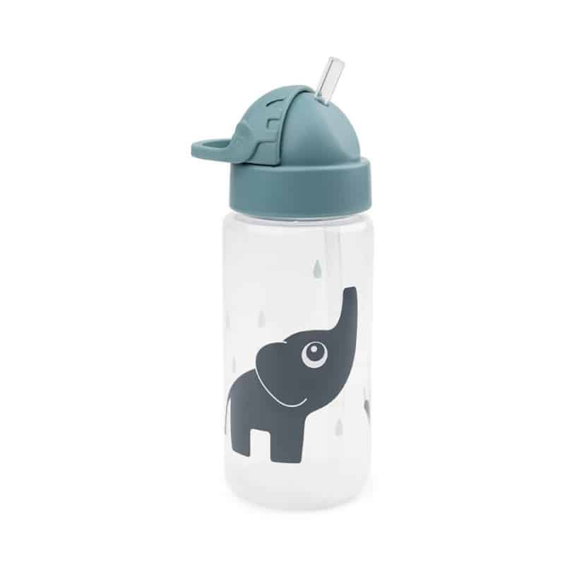 BABY STAR1 Done By Deer Ποτήρι με καλαμάκι Elphee Blue 350ml - Image 1