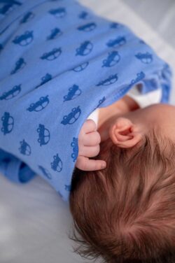 BlissSnug Υπνόσακος Φασκιώματος Σετ των 2 - Blue Cars - Image 6