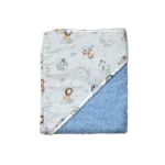 Baby Star Mπουρνούζι Tρίγωνο Rhino Σιέλ