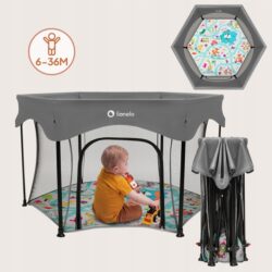 Lionelo Roel Πάρκο 135X135 Gray Multicolour - Image 2