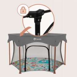 Lionelo Roel Πάρκο 135X135 Gray Multicolour - Image 11