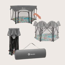 Lionelo Roel Πάρκο 135X135 Gray Multicolour - Image 8