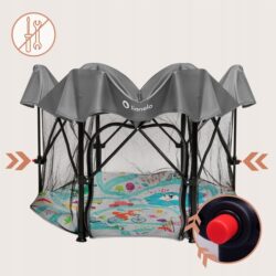 Lionelo Roel Πάρκο 135X135 Gray Multicolour - Image 9