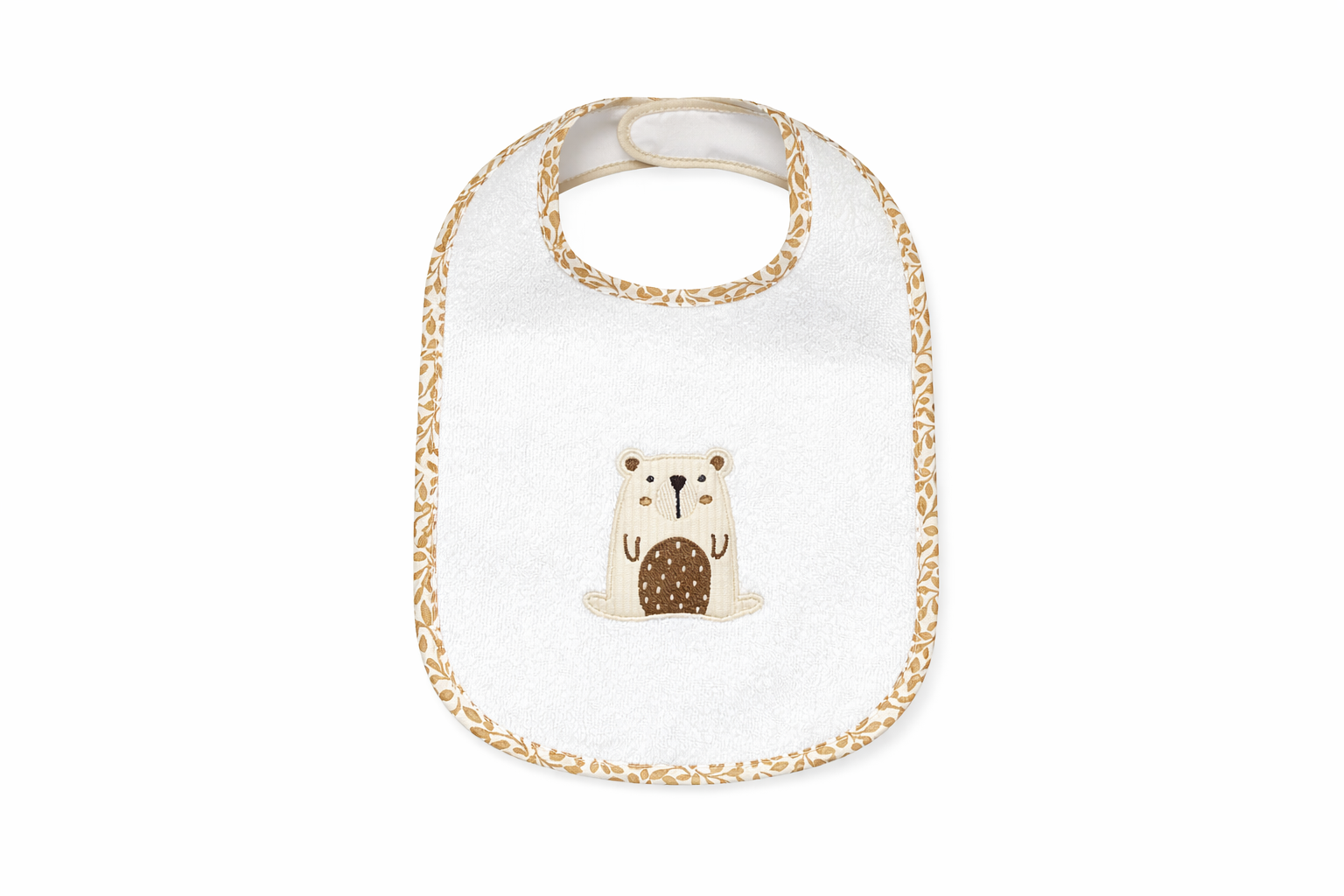 ChatGPT Image 11 Φεβ 2026, 01_20_41 μ.μ. Baby Star Σαλιάρα Μικρή Πετσετέ Με Χρατς Natura - Image 1