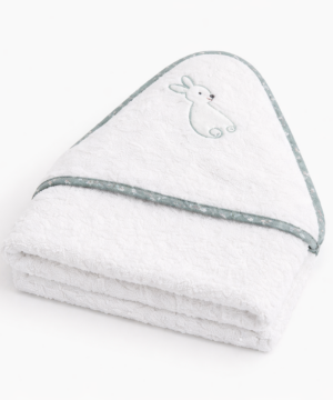 Baby Star Mπουρνούζι Tρίγωνο Larvik Λευκό