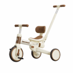 Lecoco Τρίκυκλο Πολυλειτουργικό C-walker S3-w Καφέ