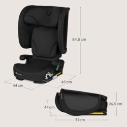 Lionelo Orin i-Size isofix Κάθισμα Αυτοκινήτου 100-150 cm Black Carbon - Image 11