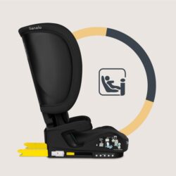 Lionelo Orin i-Size isofix Κάθισμα Αυτοκινήτου 100-150 cm Black Carbon - Image 3