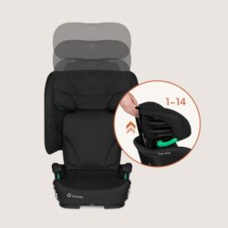 Lionelo Orin i-Size isofix Κάθισμα Αυτοκινήτου 100-150 cm Black Carbon - Image 6