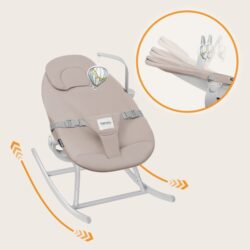 Lionelo Dalia Set Καρεκλάκι φαγητού  Relax 4 σε 1 Gray Stone - Image 9