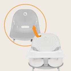 Lionelo Dalia Set Καρεκλάκι φαγητού  Relax 4 σε 1 Gray Stone - Image 10