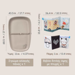 Taf Toys Αλλαξιέρα Στρωματάκι Mat Sensory Tales - Image 5