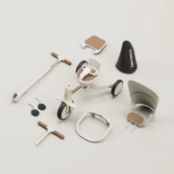 Lecoco Τρίκυκλο Πολυλειτουργικό C-walker S3 max-g Καφέ - Image 3