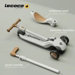 Lecoco 3 in 1 Scooter C-speed LV3-c Ρόζ - Image 3