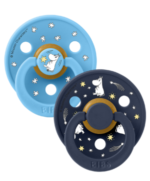 Bibs Πιπίλες Moomin 2Pack- Good Night Breeze & Deep No1