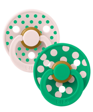 Bibs Πιπίλες Studio 2Pack Polka - Petal & Cactus No2