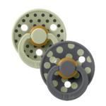 Bibs Πιπίλες Studio 2Pack Polka - Sage & Iron No2