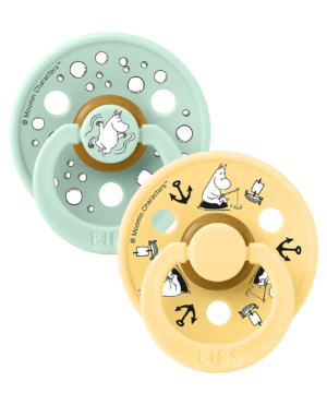 Bibs Πιπίλες Moomin 2Pack- Sailing Nordic Mint & Pale Butter No1