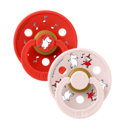 Bibs Πιπίλες Moomin 2Pack- Candy Apple & Petal No1