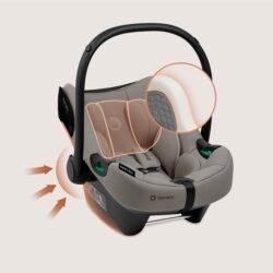 Lionelo Astrid Set Kάθισμα Aυτοκινήτου 40-87cm i-size & βάση isofix Beige Taupe - Image 11