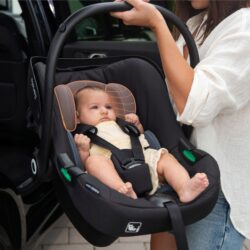 Lionelo Astrid Set Kάθισμα Aυτοκινήτου 40-87cm i-size & βάση isofix Beige Cream - Image 4