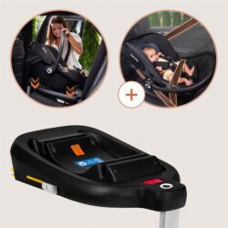 Lionelo Astrid Set Kάθισμα Aυτοκινήτου 40-87cm i-size & βάση isofix Beige Cream - Image 8