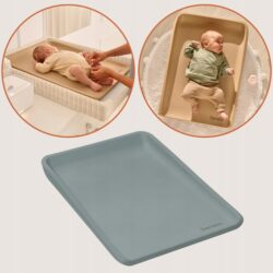 Lionelo Megs Αλλαξιέρα Mαλακή, Αδιάβροχη, αντιολισθητική 50x70cm Gray Dove - Image 4