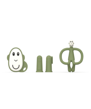 Matchstick Monkey Teething Starter Set Olive