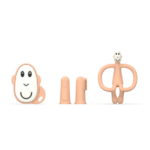 Matchstick Monkey Teething Starter Set Peach