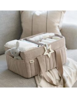 Mamas & Papas Βρεφικό Καλάθι Καλλυντικών Neutral Waffle - Image 4