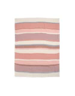 Mamas & Papas Βρεφική Πλεκτή Κουβέρτα 70x90 Pink Block - Image 2
