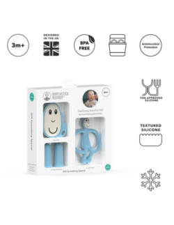 Matchstick Monkey Teething Starter Light Blue - Image 3