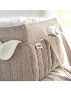 Mamas & Papas Βρεφικό Καλάθι Καλλυντικών Neutral Waffle - Image 5