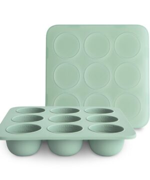 Mushie Παγοθήκη Φαγητού 9 Θέσεων 45ml Σιλικόνης Cambridge Blue